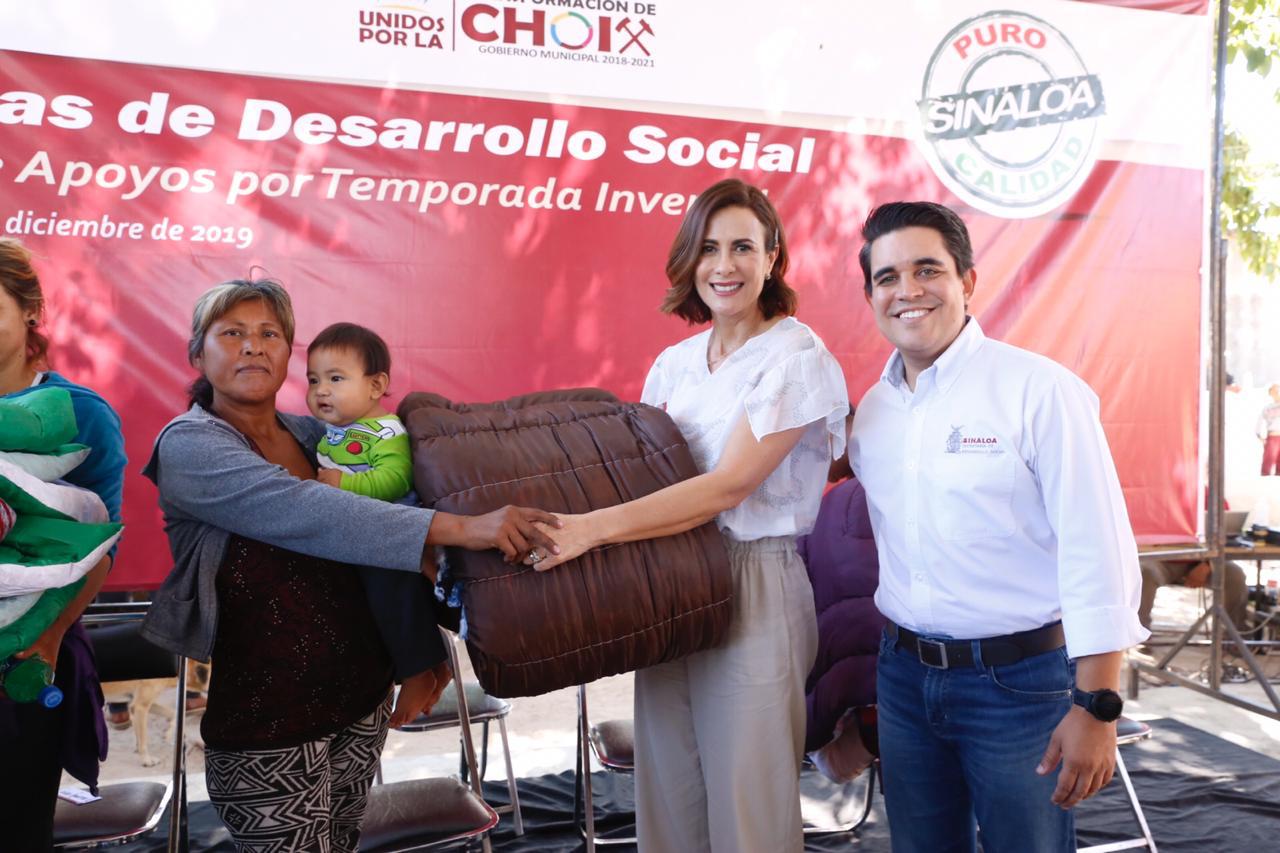 DIF Sinaloa Y SEDESO Inician Entrega De Apoyos Invernales En Choix